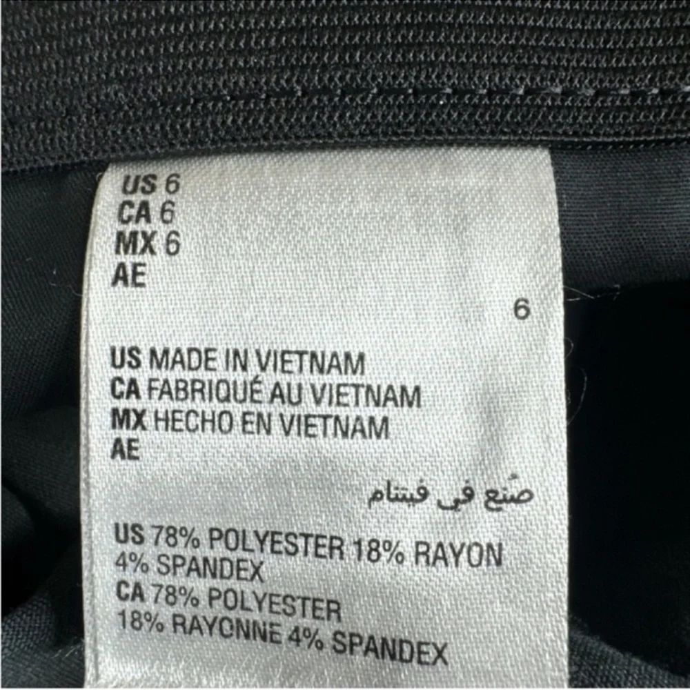 INC INTERNATIONAL CONCEPTS Spotted Jacquar Straight Leg Trousers, Size 6.